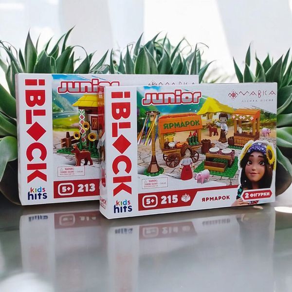 Конструктор IBlock Junior "Mavka: Ярмарка", 215 деталей, артикул 245631