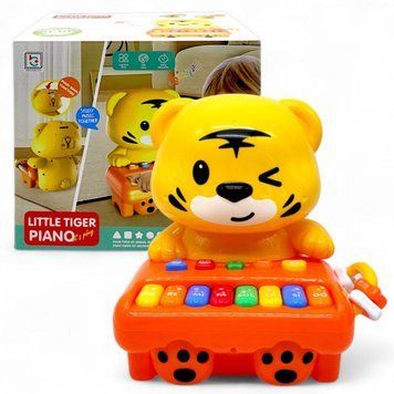Уценка. Интерактивная игрушка "Little Tiger Piano" (23 см) - Повреждена упаковка, артикул 252566